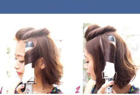 卷发棒内扣教程视频,打造迷人波浪卷发步骤解析